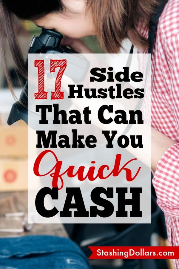 How to Make 1000 Fast. Need money? Try these 17 side hustles to make money fast #sidehustles #make100aday #makemoney